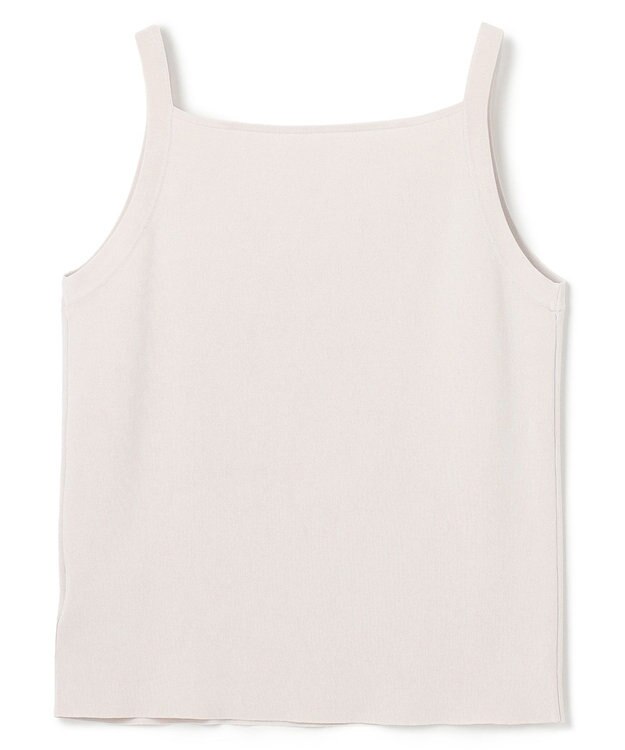 UNFILO スゴ機能美ニット スクエア キャミソール グレージュ