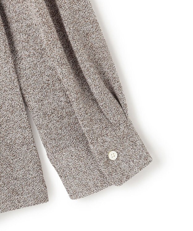 J.PRESS MEN 【KANEMASA JERSEY】ツイステッドスムース ポロシャツ ブラウン系