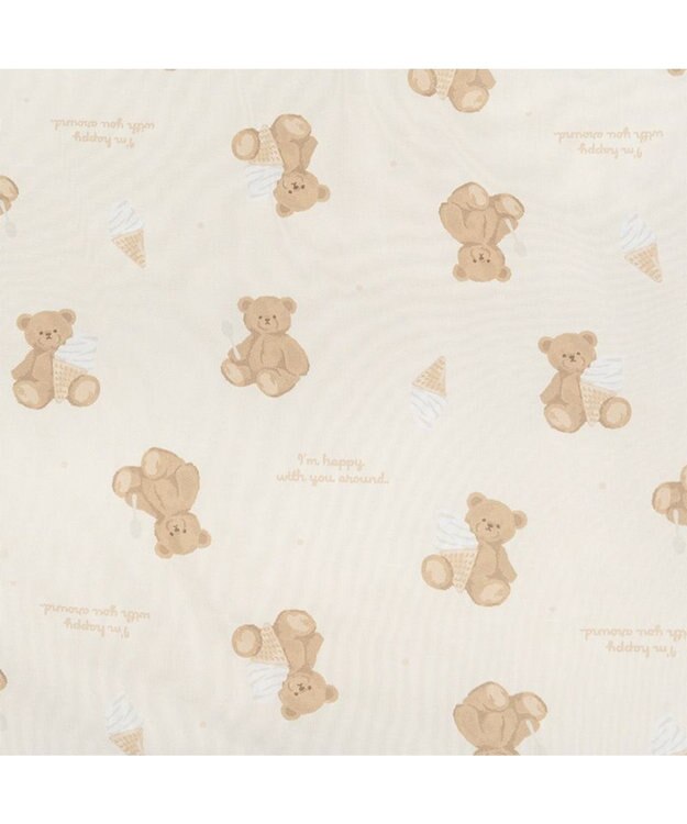 PET PARADISE ペットパラダイス くまちゃん クール 筒型 寝袋 《アイス柄》 ベージュ