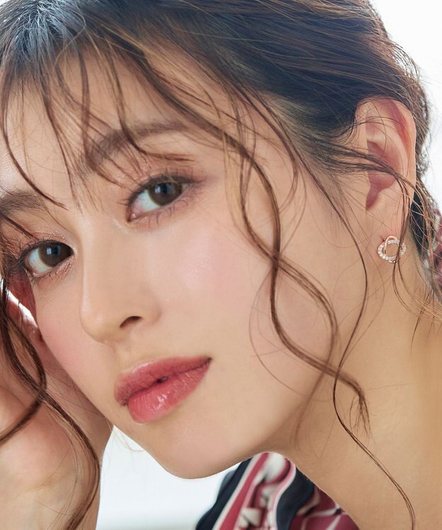 Tiaclasse 【金属アレルギー対応】ストーンクロスタイニーピアス ピンクゴールド