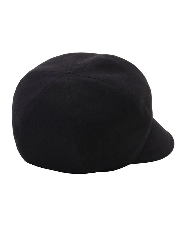 MOONBAT FURLA(フルラ) ワンポントプレート キャスケット／UV 手洗い可 日本製 サイズ調整 防菌防臭 ブラック