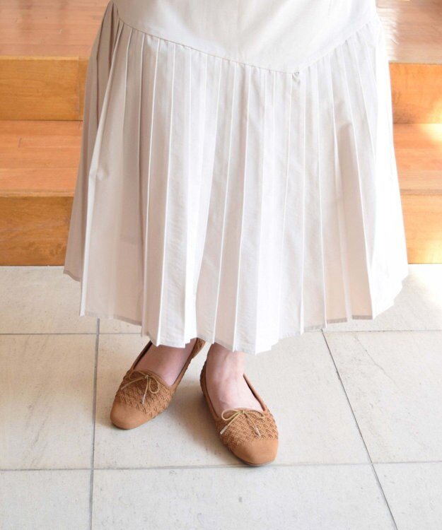 Bridget Birkin 【Bridget Birkin】メッシュリボンモカシン キャメルスウェード