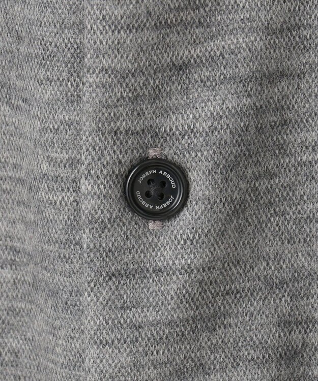JOSEPH ABBOUD 【軽量/ストレッチ/尾州が誇る上質素材 】ウールミルドジャージーシャツ グレー系ストライプ