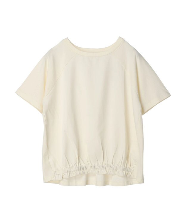 Green Parks 前ゴムドッキングカットプルオーバー Ecru