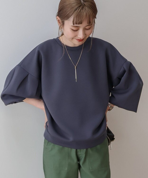 AMERICAN HOLIC 袖タックポンチプルオーバー Light Yellow