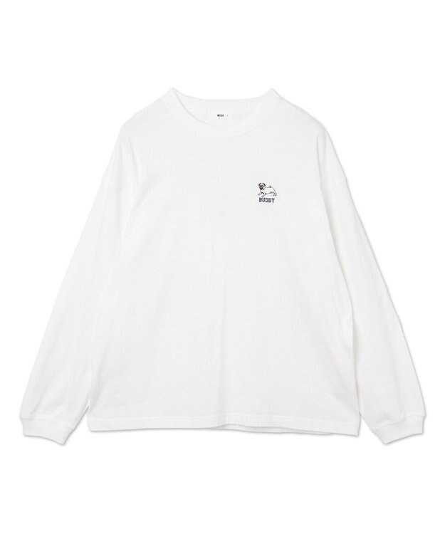 WEGO アニマルワンポイントT（LS） ホワイト