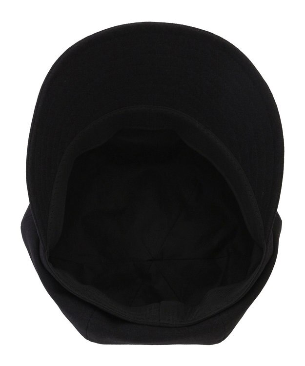 MOONBAT FURLA(フルラ) ワンポントプレート キャスケット／UV 手洗い可 日本製 サイズ調整 防菌防臭 ブラック