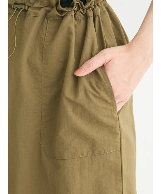 Green Parks ・Ｄｏｕｂｌｅ　Ｆｌａｇｓ　サイドリボンカーゴパンツ Khaki