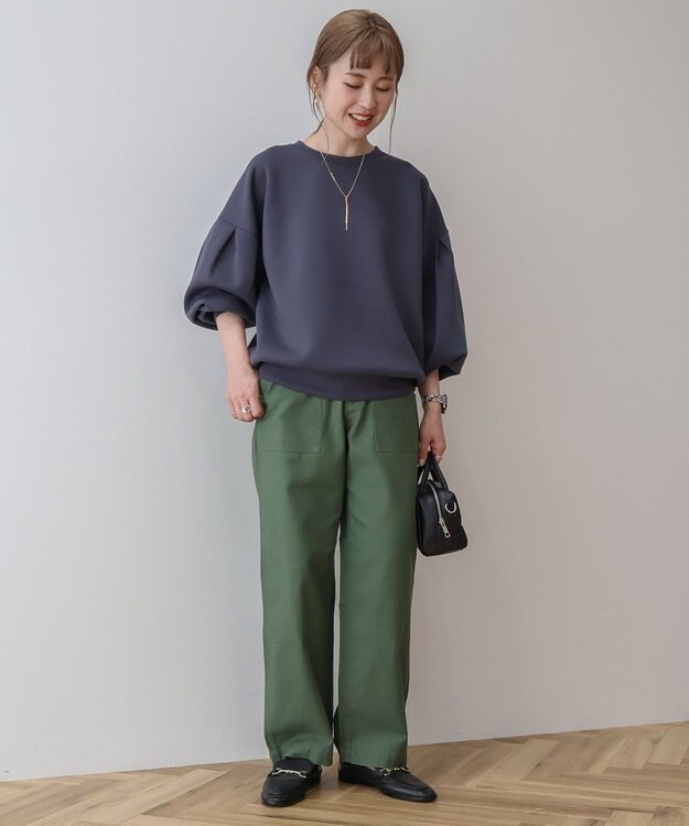 AMERICAN HOLIC 袖タックポンチプルオーバー Light Yellow