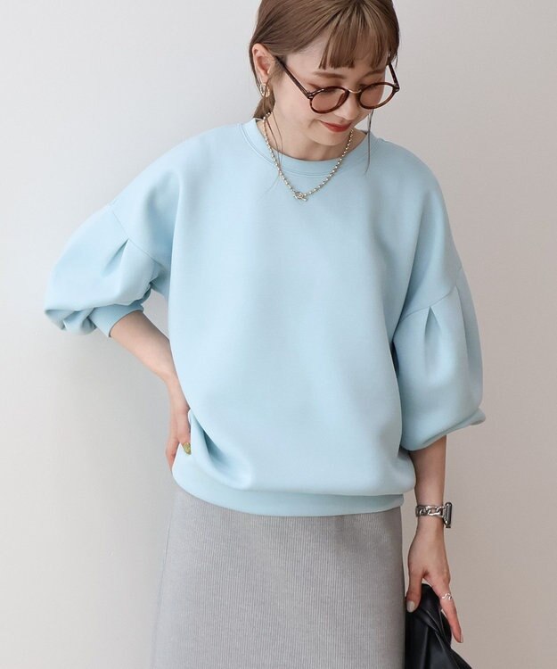 AMERICAN HOLIC 袖タックポンチプルオーバー Light Yellow