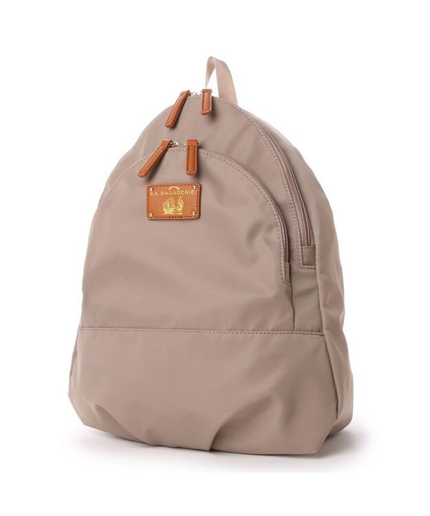 LA BAGAGERIE ナイロン　リュックサック グレージュ