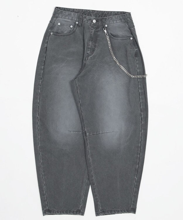 WEGO チェーン付きバルーンパンツ スミクロ