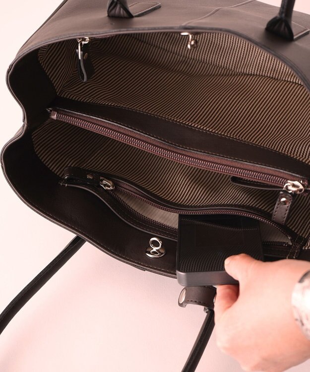 MIYABIYA 【日本製・本革】CRESCEND ベガ B5  軽量トートバッグ チョコ