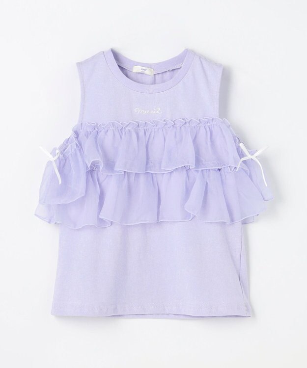 ANY KIDS 3WAY フリルドッキングTシャツ サックスブルー