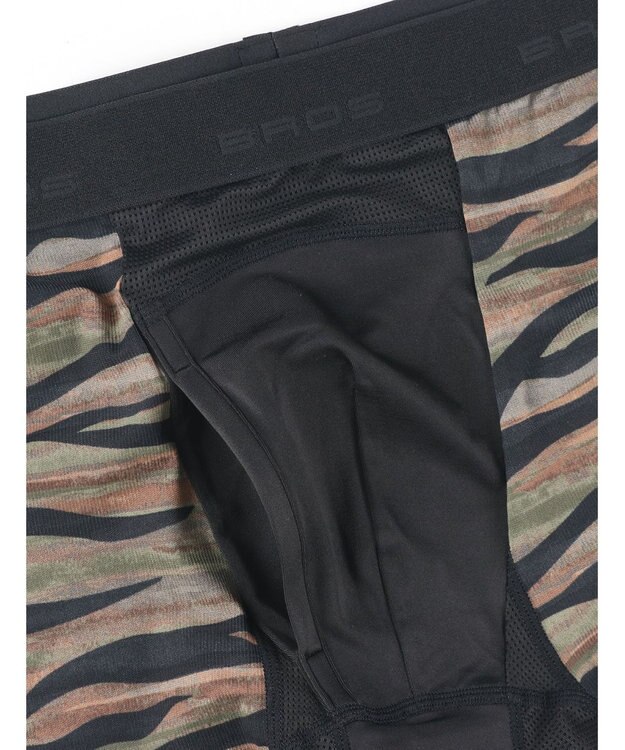 WACOAL MEN ボクサーパンツ【CROSSWALKER】はいて歩いてカロリー消費アップをめざそう！ムレ軽減設計 前開き スパッツ ロング丈 GX6007 /ブロス バイ ワコールメン シナモンブラウン