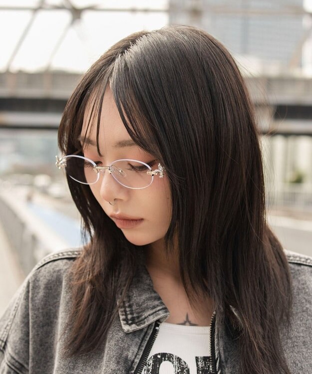 WEGO チャームリムレスアイウェア 柄3