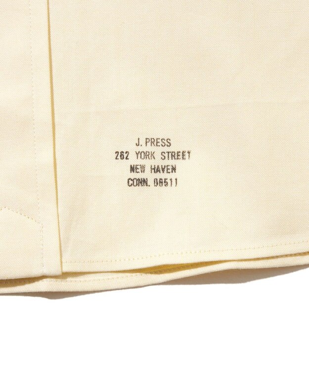 J.PRESS MEN 【J.PRESS ORIGINALS】【UNISEX】Pin Oxford B.D. Shirt / Baggy-Fit イエロー系