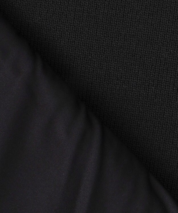 23区GOLF 【MEN】【ウォッシャブル】グラフィックダブルジャガードニット ブラック系