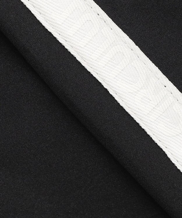 PW CIRCULUS 【撥水加工/ストレッチ】サイドストライプ ワイドパンツ ゴルフ ブラック系