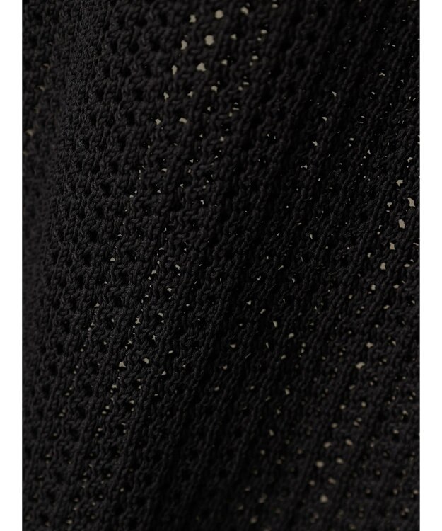 Green Parks メッシュニットプルオーバー Black