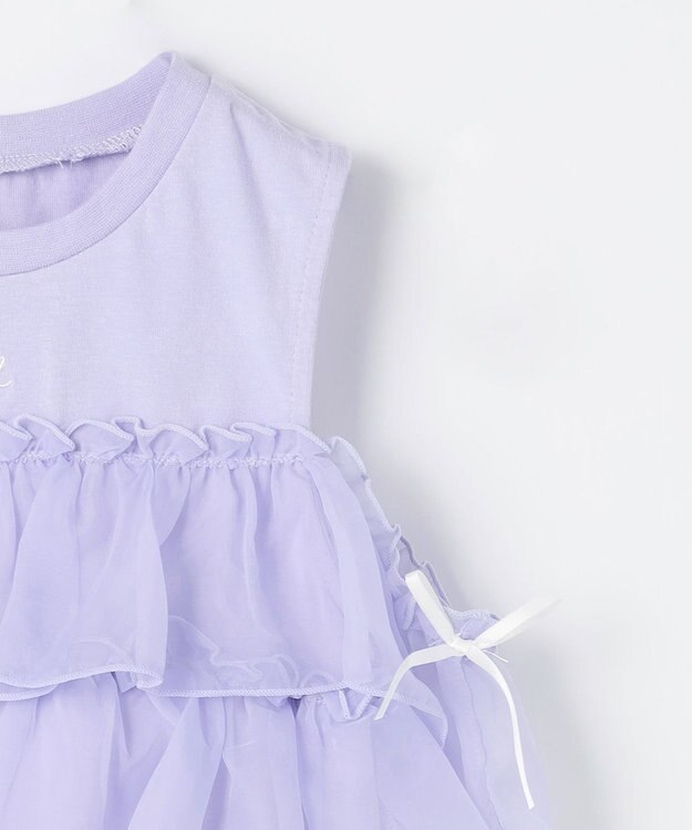 ANY KIDS 3WAY フリルドッキングTシャツ サックスブルー