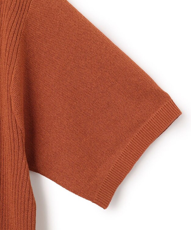 JOSEPH HOMME ストライプカナパ ニット オレンジ系