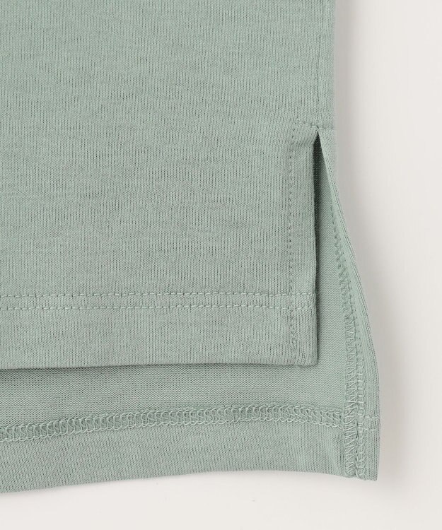 J.PRESS LADIES バック フォト Tシャツ ライトグリーン系