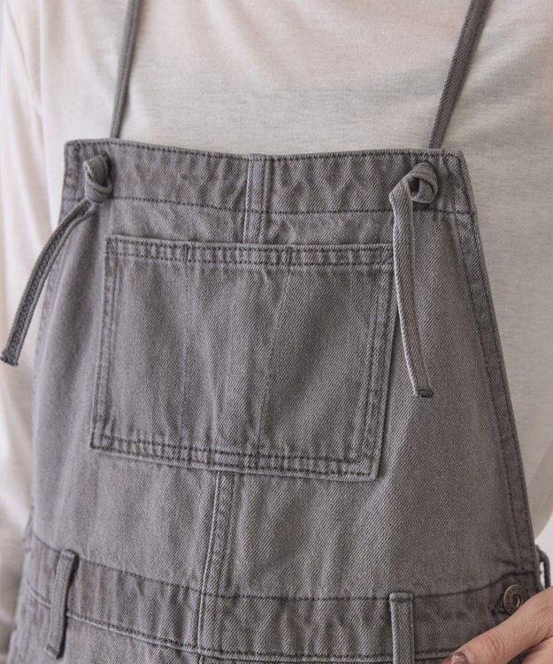 AMERICAN HOLIC デニムサロペット Gray