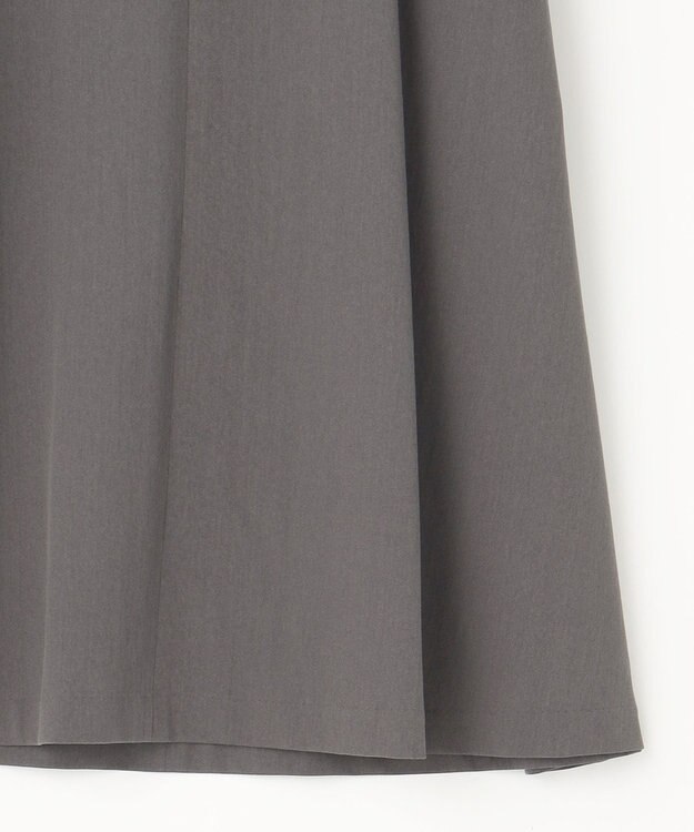 J.PRESS LADIES L 【洗える・セットアップ対応】Tricot フレア スカート スレート系