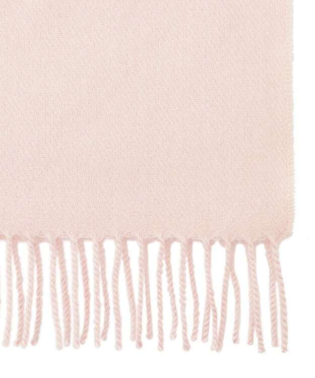 MOONBAT PAUL & JOE ACCESSOIRES ”PJ”ロゴブローチ付きムースタッチマフラー（パッケージ入り） ピンク