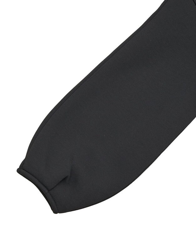 earth music&ecology ダンボールニットZIPブルゾン Black