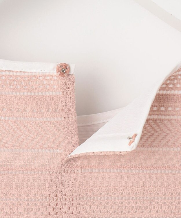 J.PRESS LADIES L 【WEB限定カラーあり・洗える】レースドッキング カットソー 【WEB限定カラー】ピンク系