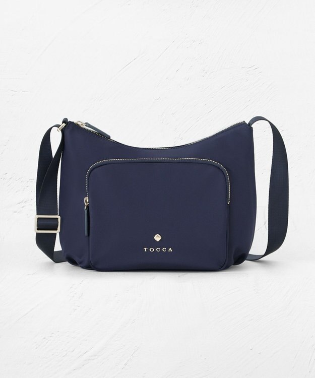 TOCCA 【八木アリサさん着用】OPENING SENSE NYLONBAG ショルダーバッグ ネイビー系