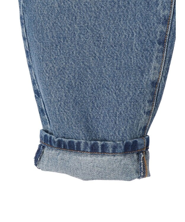 earth music&ecology ウ゛ィンテージ加工テーパードデニム Medium Indigo