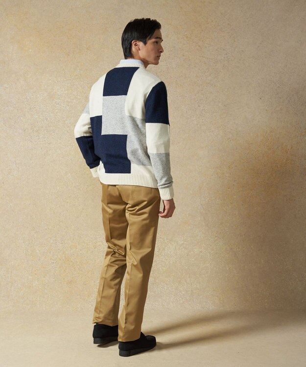 J.PRESS MEN 【120th Anniversary】Archive Knit / crazy pattern ホワイト系7