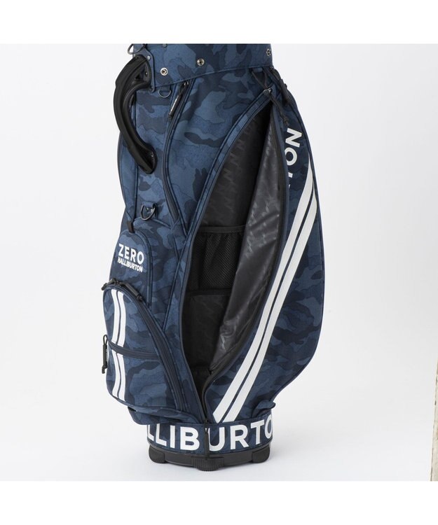 ZERO HALLIBURTON コーデュラキャディバッグ 82051 ネイビーカモ柄