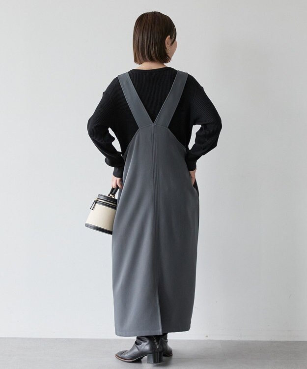 AMERICAN HOLIC バイパチヘンリーネックリブニットプルオーバー Black