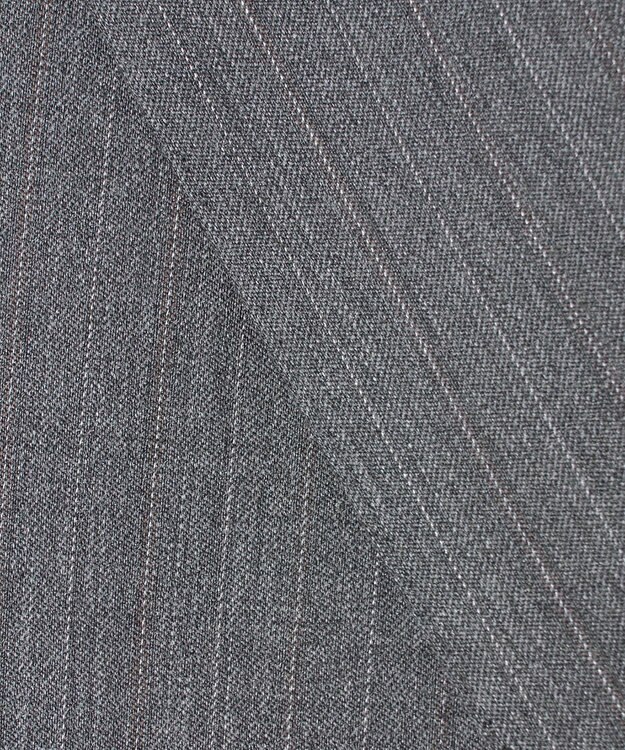 GOTAIRIKU 【御幸毛織】ドライスピナーツイルストレッチスーツ_グレーストライプ ライトグレー系1