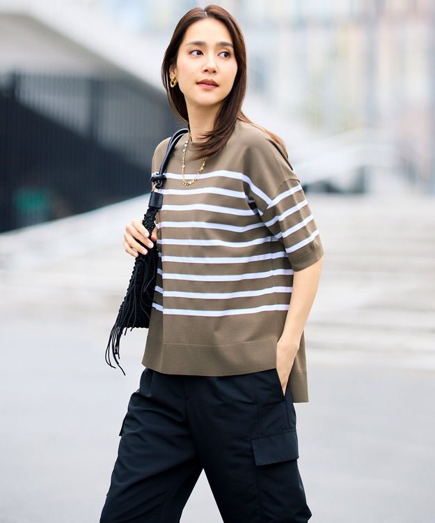 自由区 【SHIHOさん着用】ハイカウントカーゴ パンツ ブラック