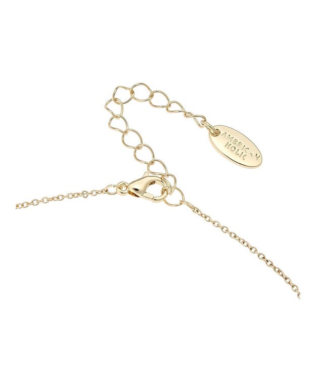 AMERICAN HOLIC マルチＷＡＹ３連ネックレス Gold