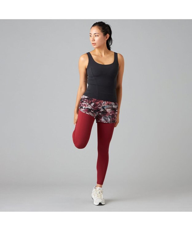 Chacott Chacott BALANCE コンパックショートパンツ アンティックローズプリント