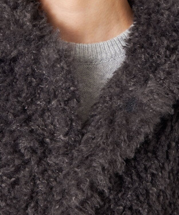 NAVE 【Nave】ニードルボア ミドル ジャケット チャコール系