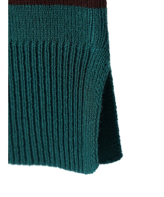 Green Parks スクエアネックニットタンクトップ Charcoal Gray