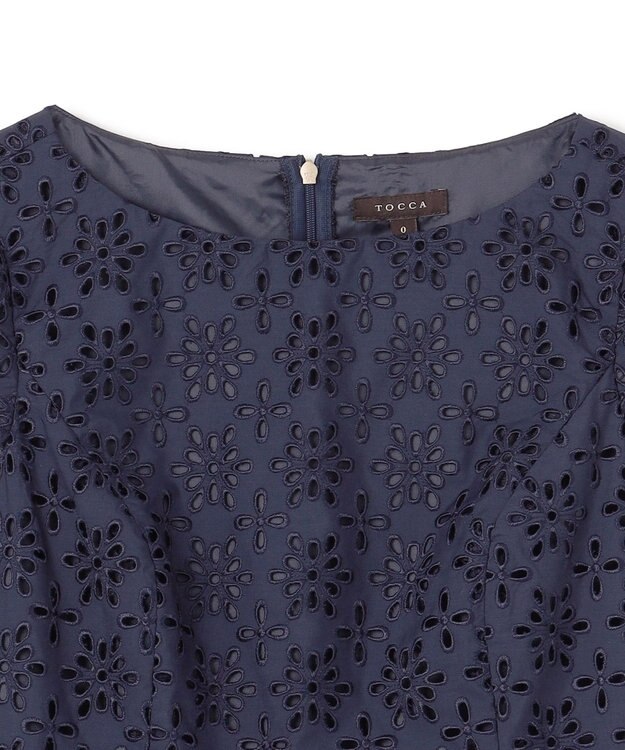 TOCCA 【00サイズあり・洗える・消臭】FLOWER STORM ドレス ネイビー系