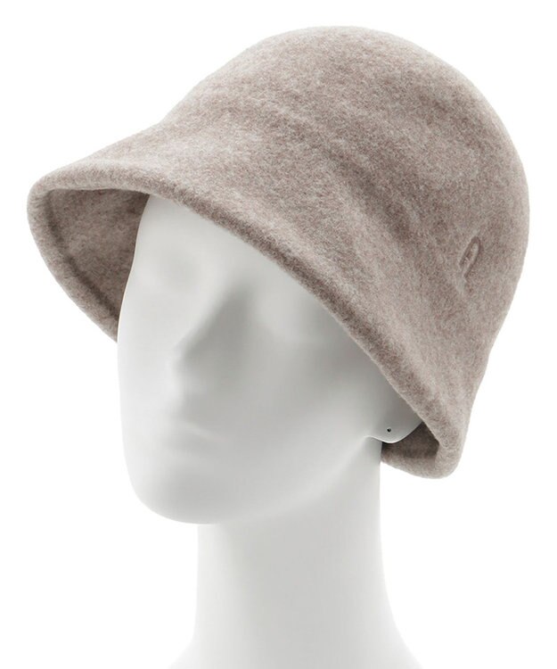 MOONBAT FURLA(フルラ) バスク つば裏ラインクロッシェハット 日本製 ベージュ