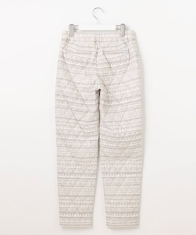 23区GOLF 【WOMEN】ノルディック柄 キルトパンツ ライトグレー系5