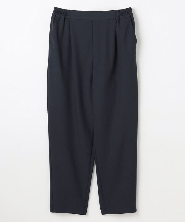 ANY イージーケアライトストレッチテーパードパンツ ネイビー