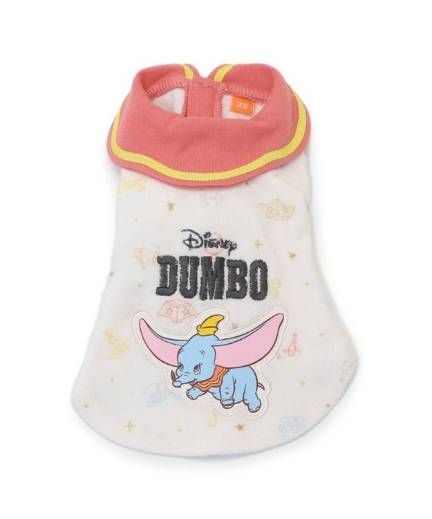 PET PARADISE ディズニー ダンボ サーモキープ Tシャツ 小型犬 ホワイト×ピンク