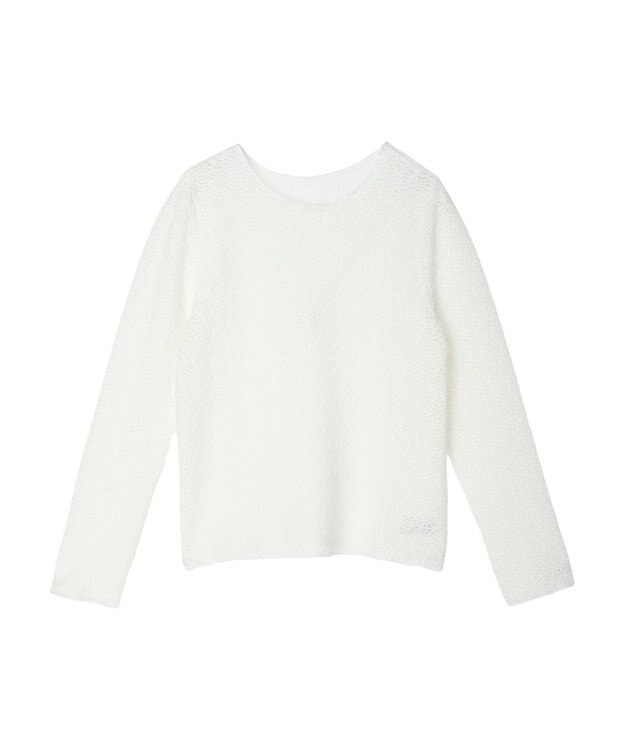 Green Parks レースＪＱプルオーバー Off White