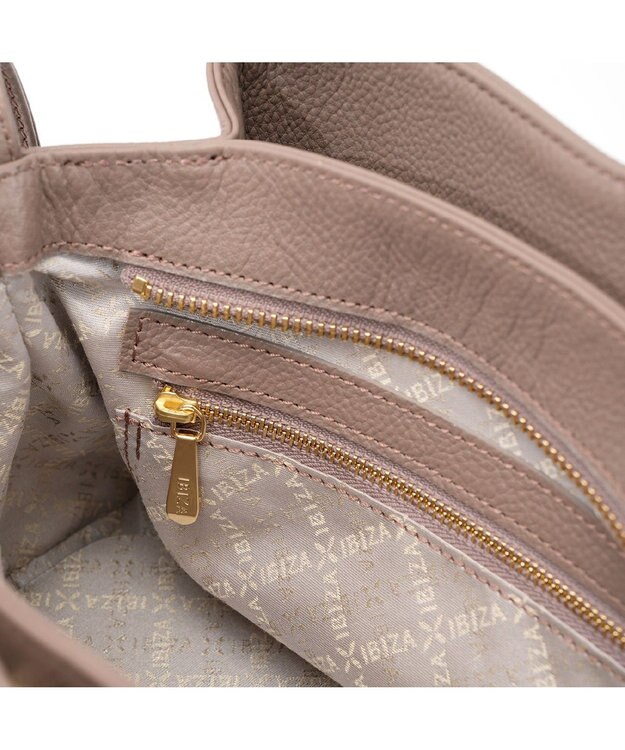 IBIZA イニシオ　牛革　ショルダーバッグ モカ